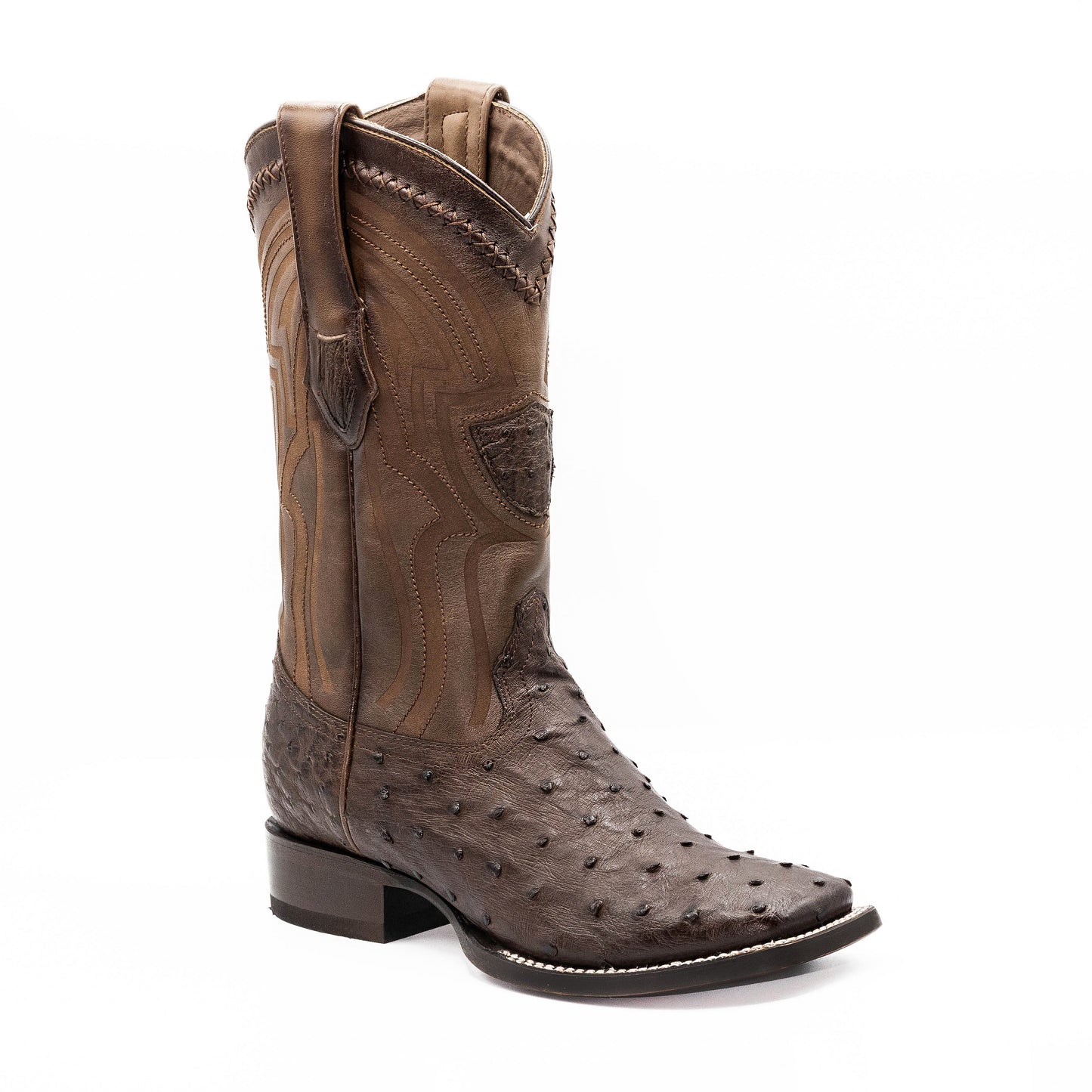 BOTA AVESTRUZ WILD WEST BOOTS FADED BROWN
