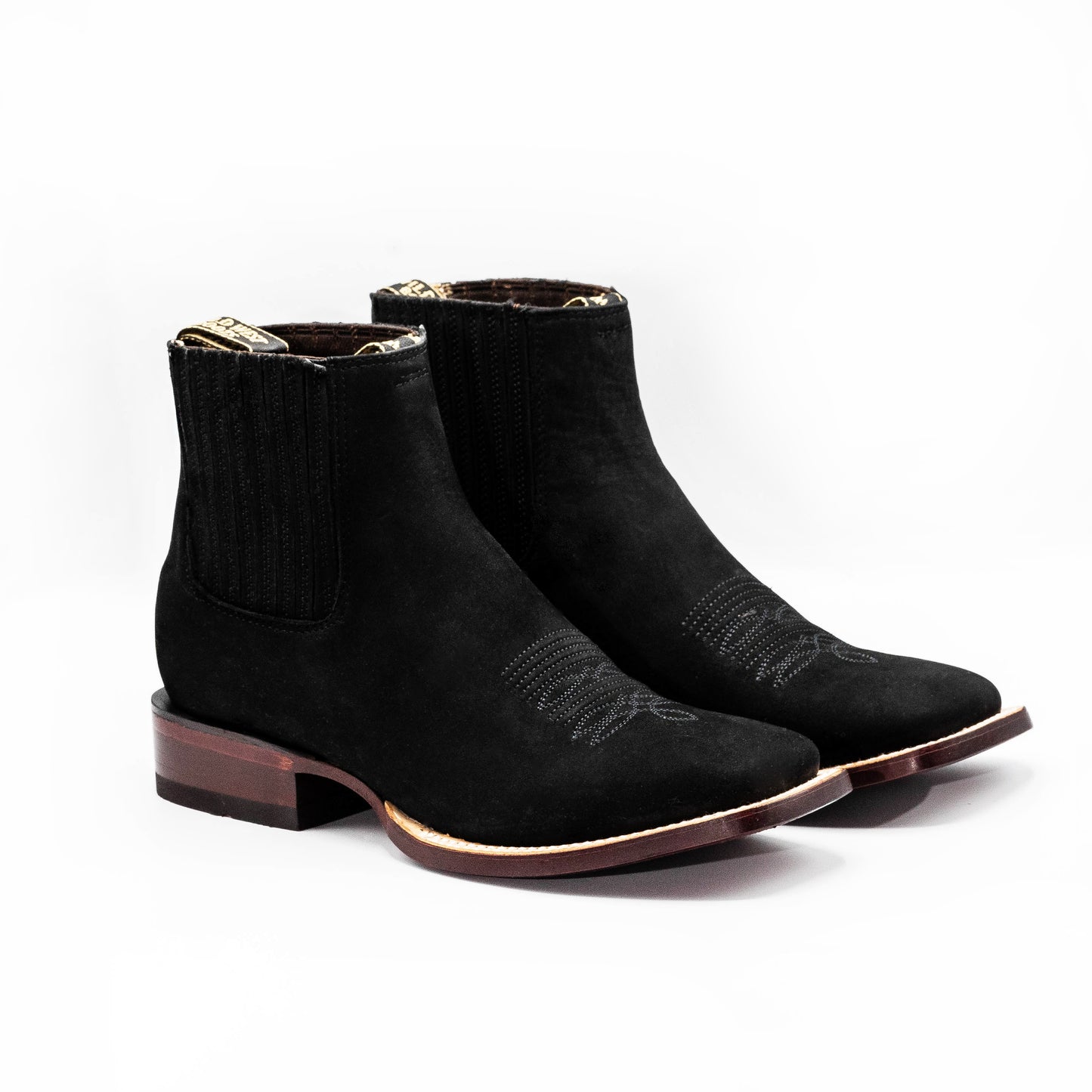 BOTÍN RANCHERO NUBUCK BLACK