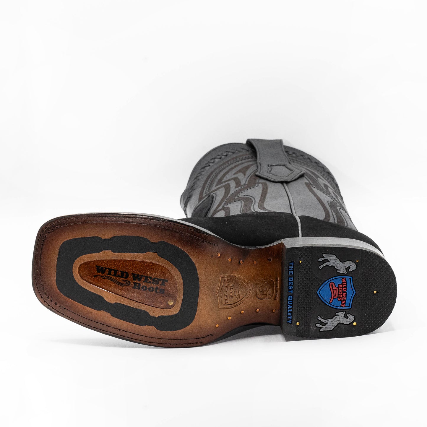 BOTA RANCHERA NUBUCK BLACK