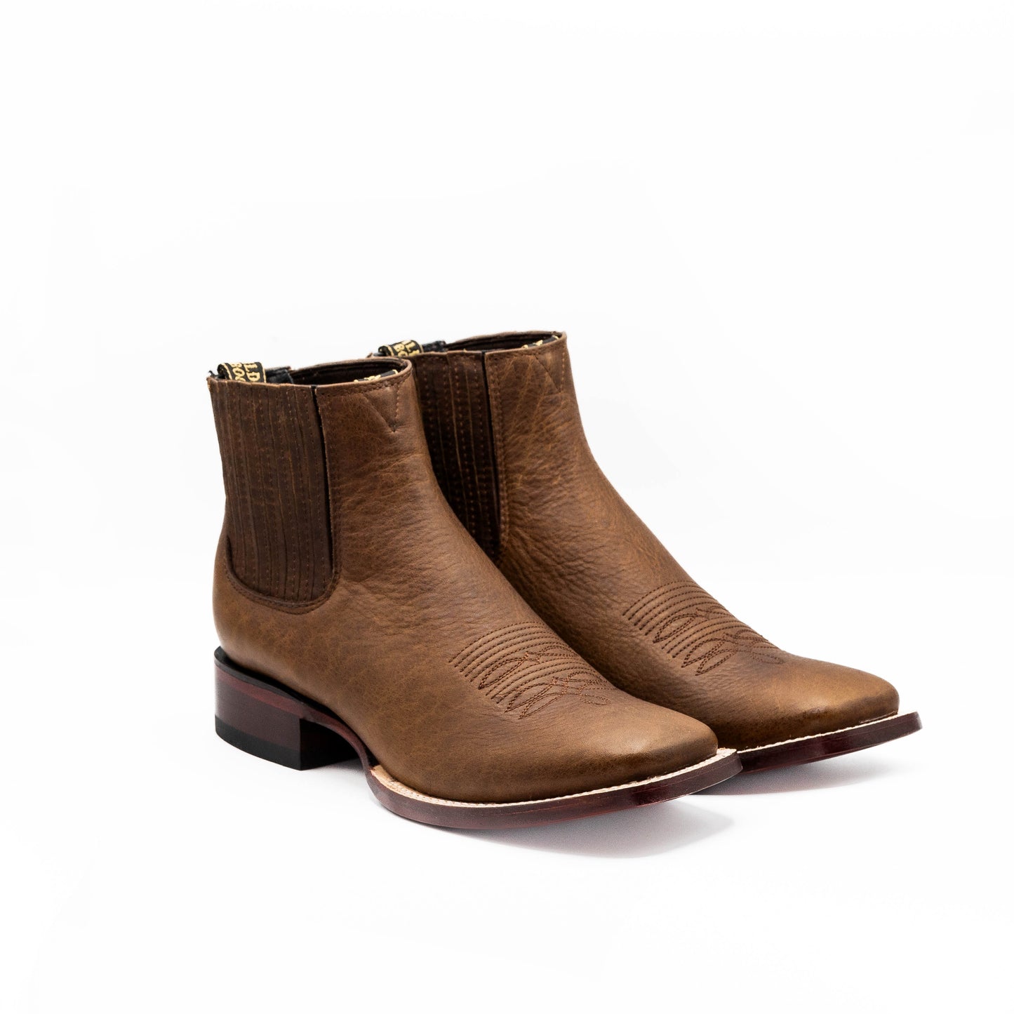 BOTÍN RANCHERO HORMA CUADRADA BROWN WALNUT