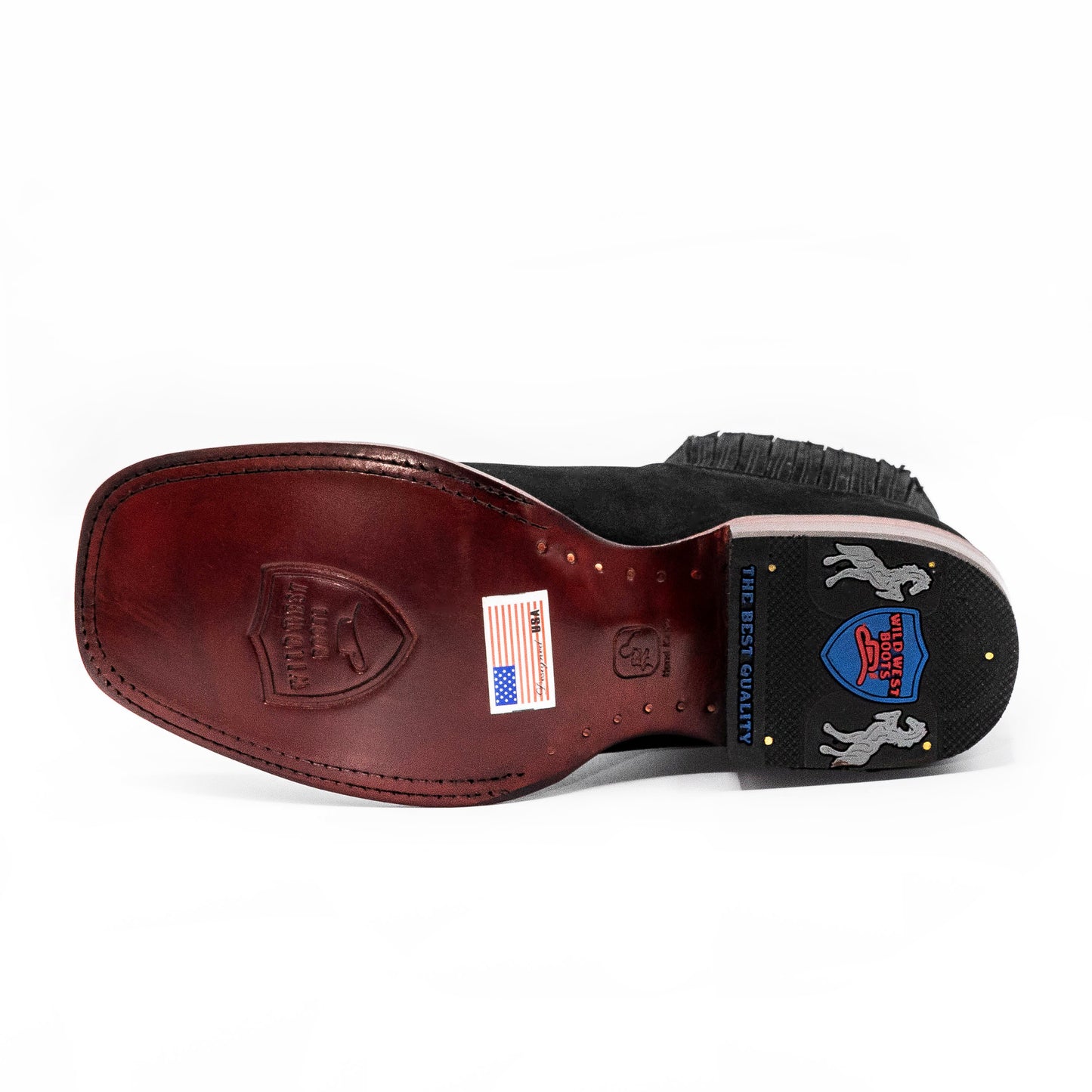 BOTÍN RANCHERO NUBUCK BLACK
