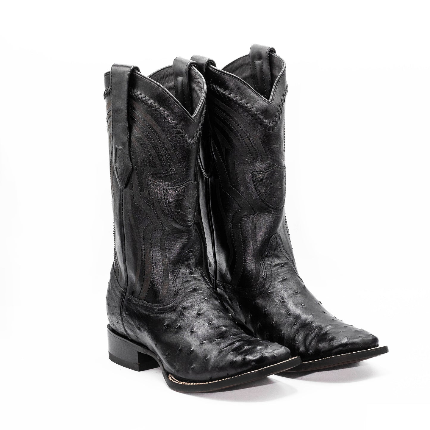 BOTA AVESTRUZ WILD WEST BOOTS  NEGRO