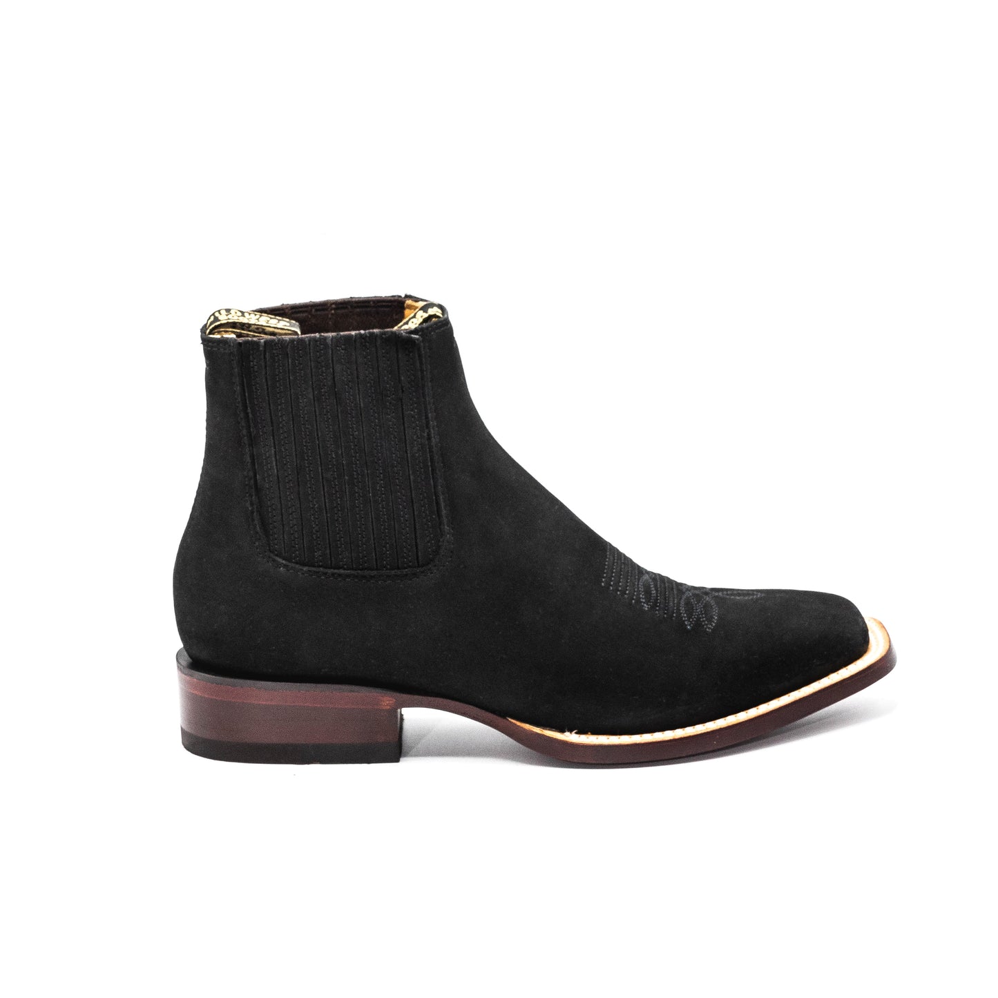 BOTÍN RANCHERO NUBUCK BLACK