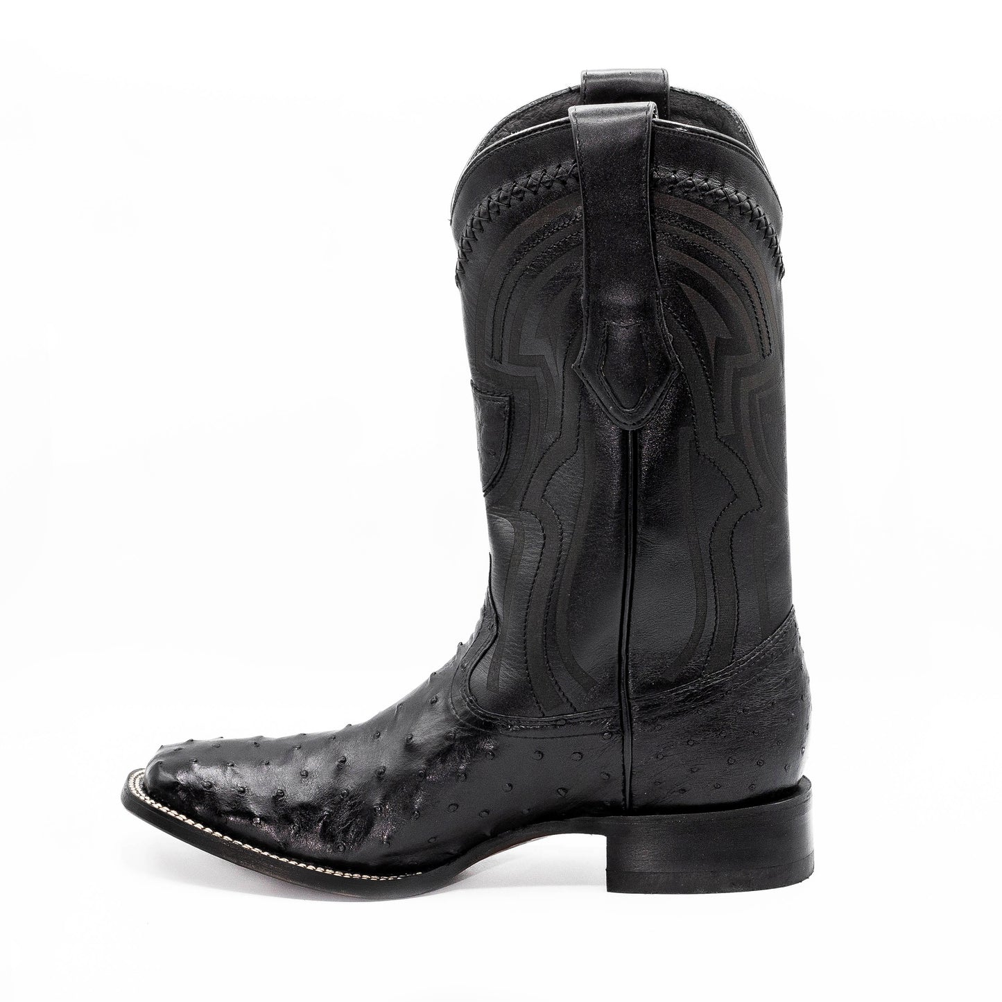 BOTA AVESTRUZ WILD WEST BOOTS  NEGRO