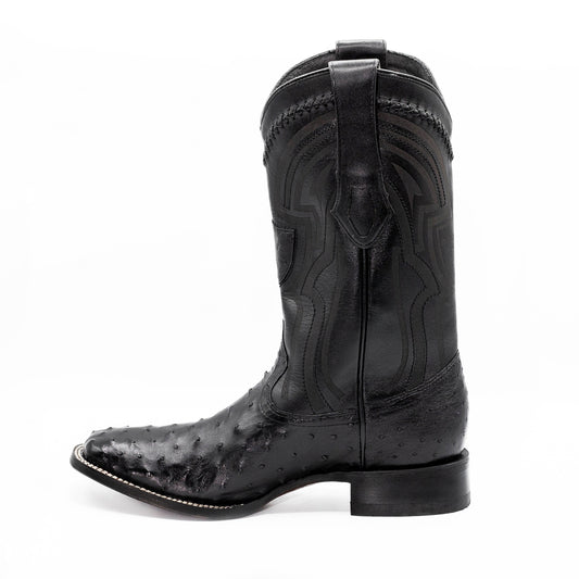 BOTA AVESTRUZ WILD WEST BOOTS  NEGRO