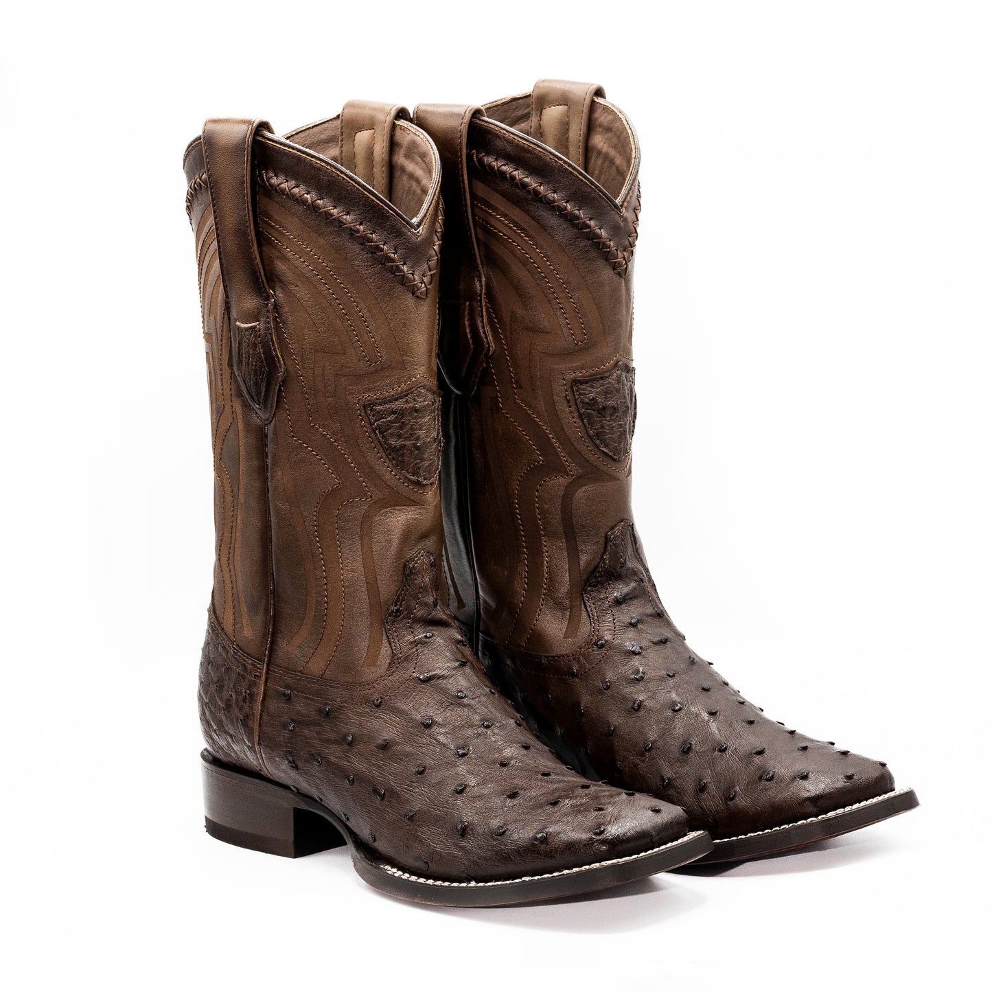 BOTA AVESTRUZ WILD WEST BOOTS FADED BROWN