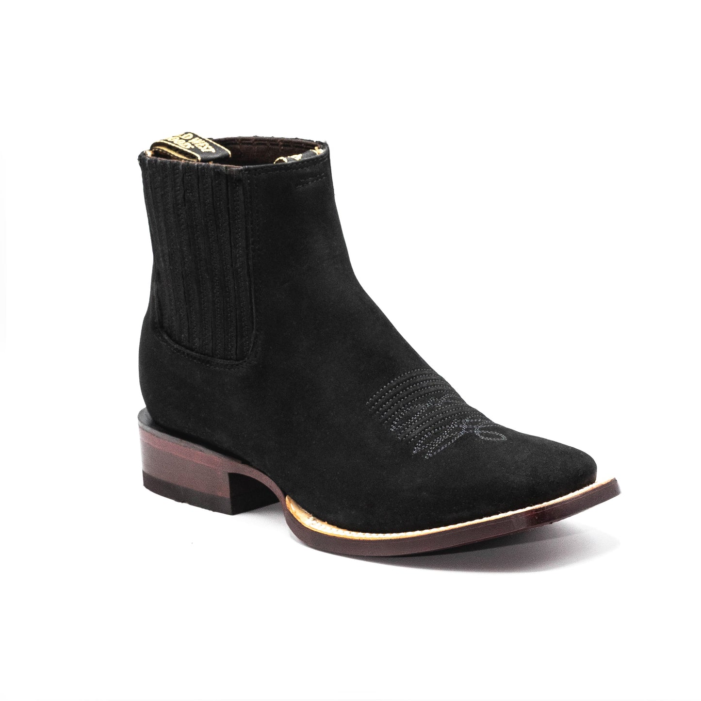 BOTÍN RANCHERO NUBUCK BLACK