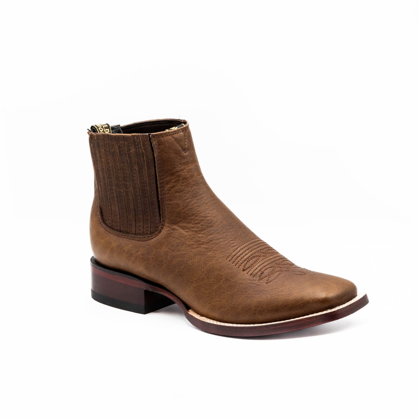 BOTÍN RANCHERO HORMA CUADRADA BROWN WALNUT