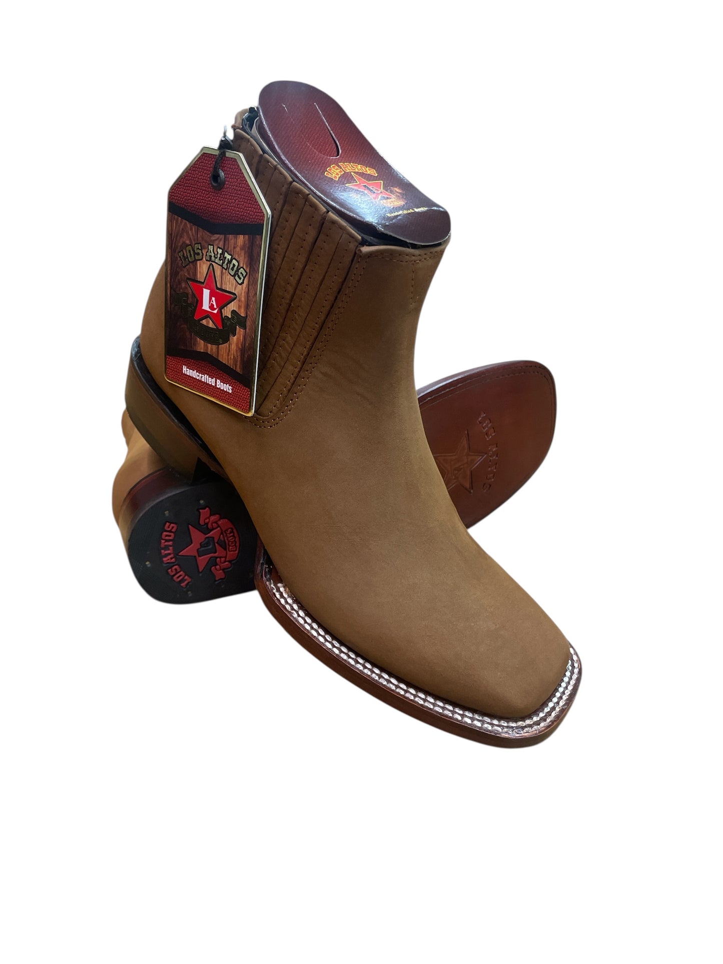 Botín los altos BOOTS color chedron nobuck