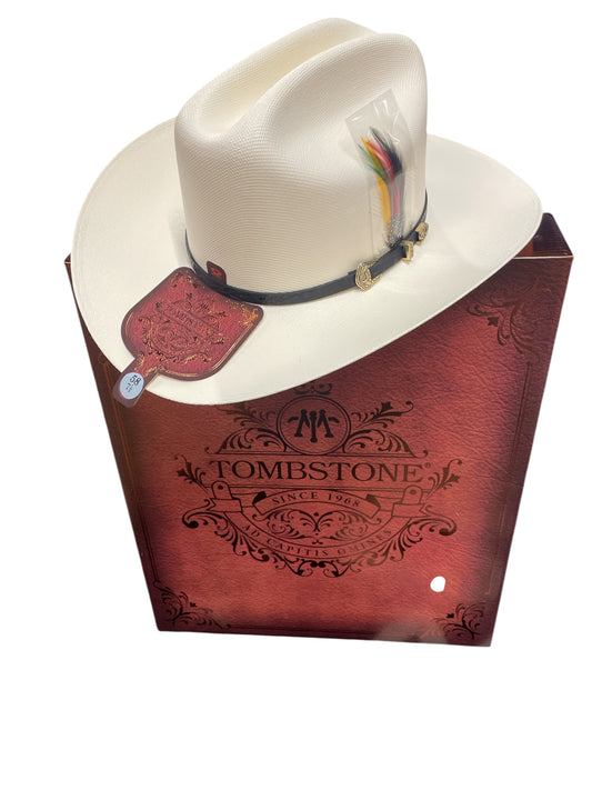 SOMBRERO TOMBSTONE  estilo Sinaloa falda 3 1/2 incluye su caja