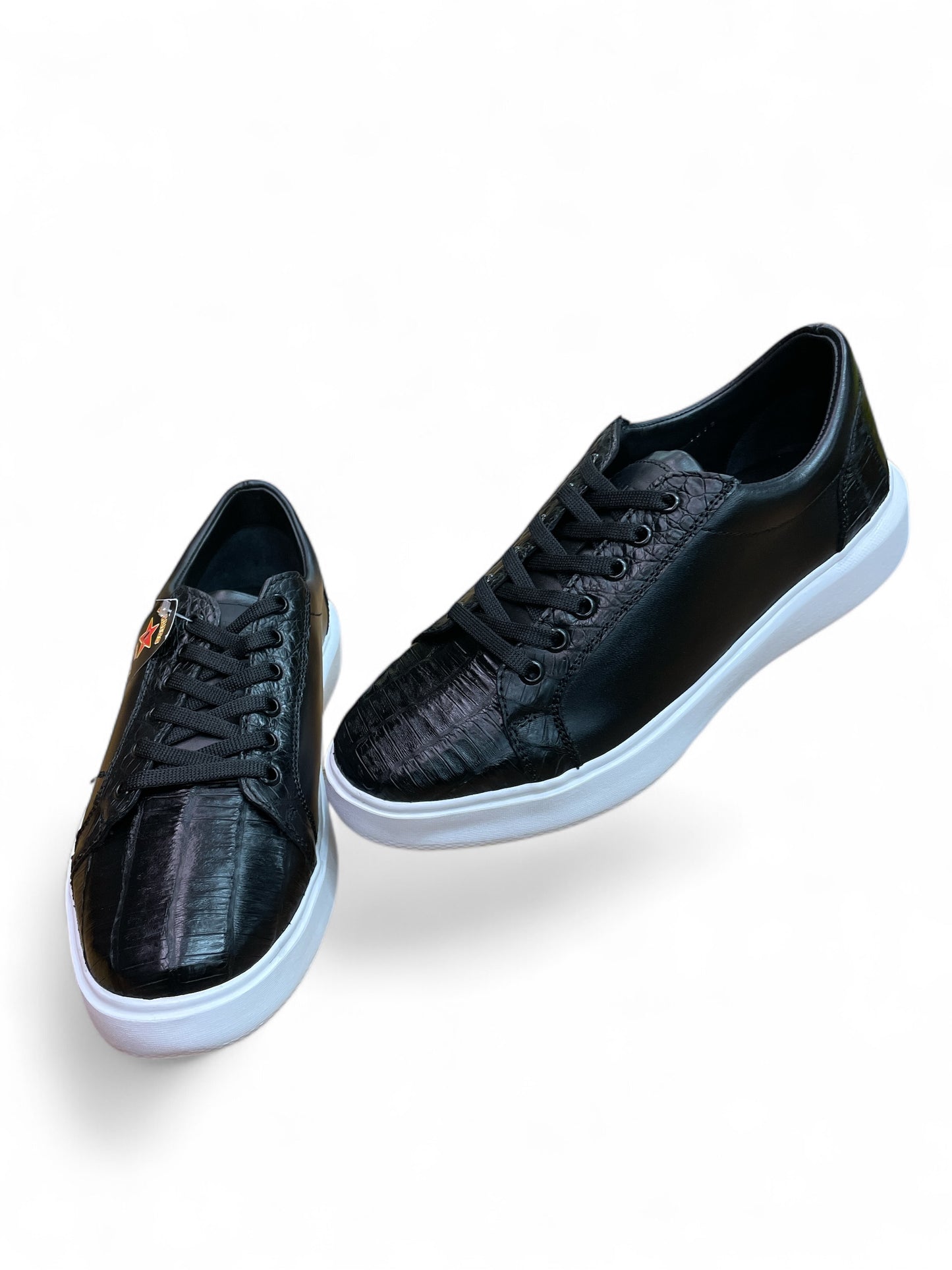 Tenis Casual color Negro Panza de Caiman "Los Altos Boots"