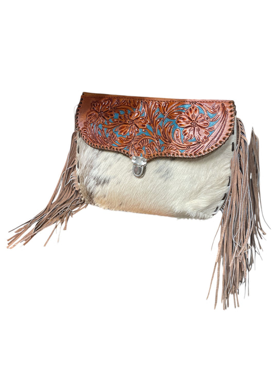 Bolsa pelo de vaca Cincelado