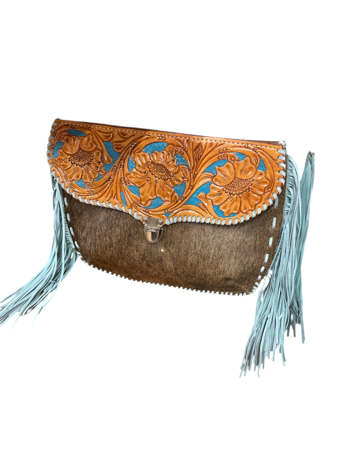 Bolsa pelo de vaca Cincelado