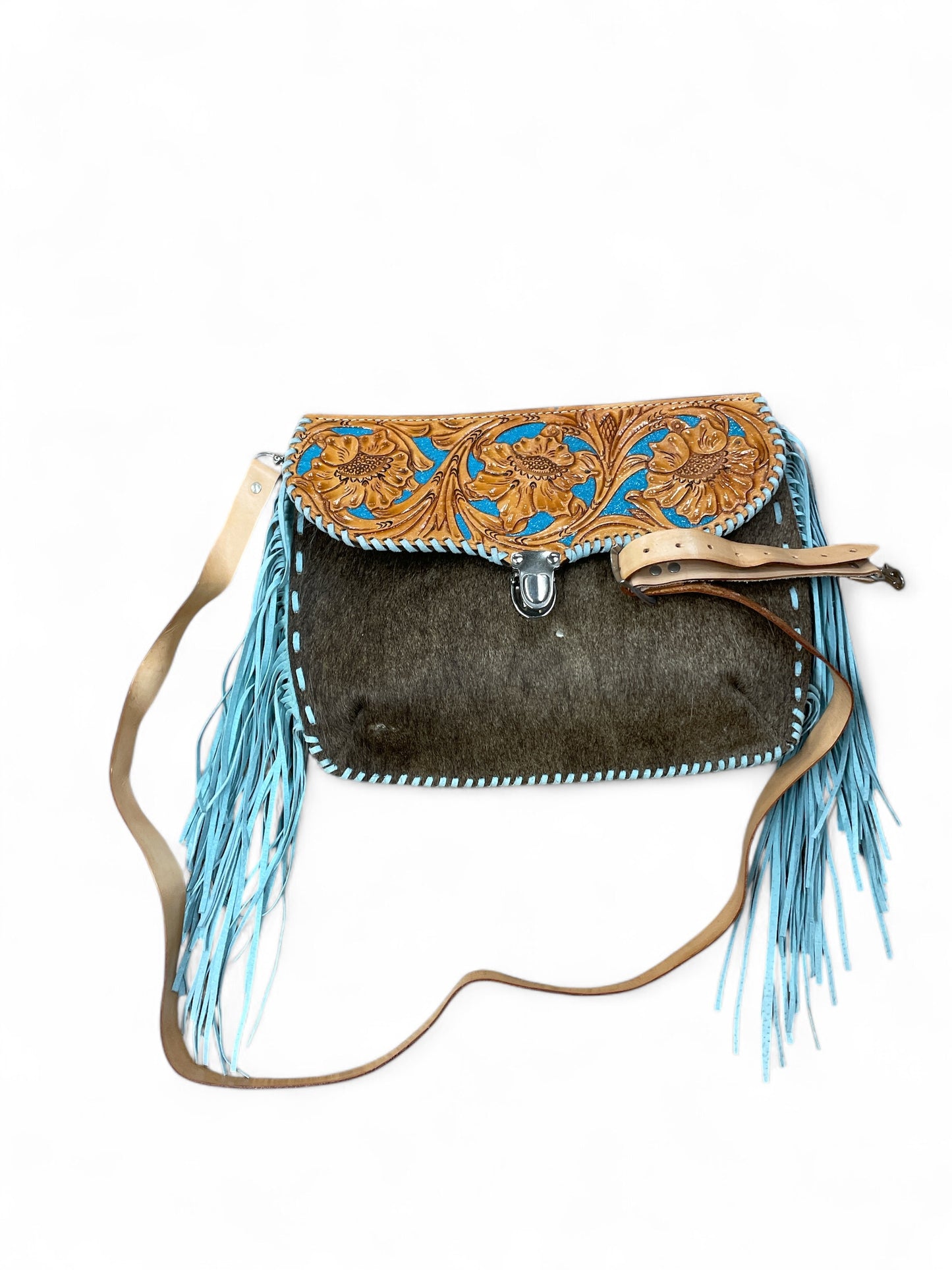 Bolsa pelo de vaca Cincelado