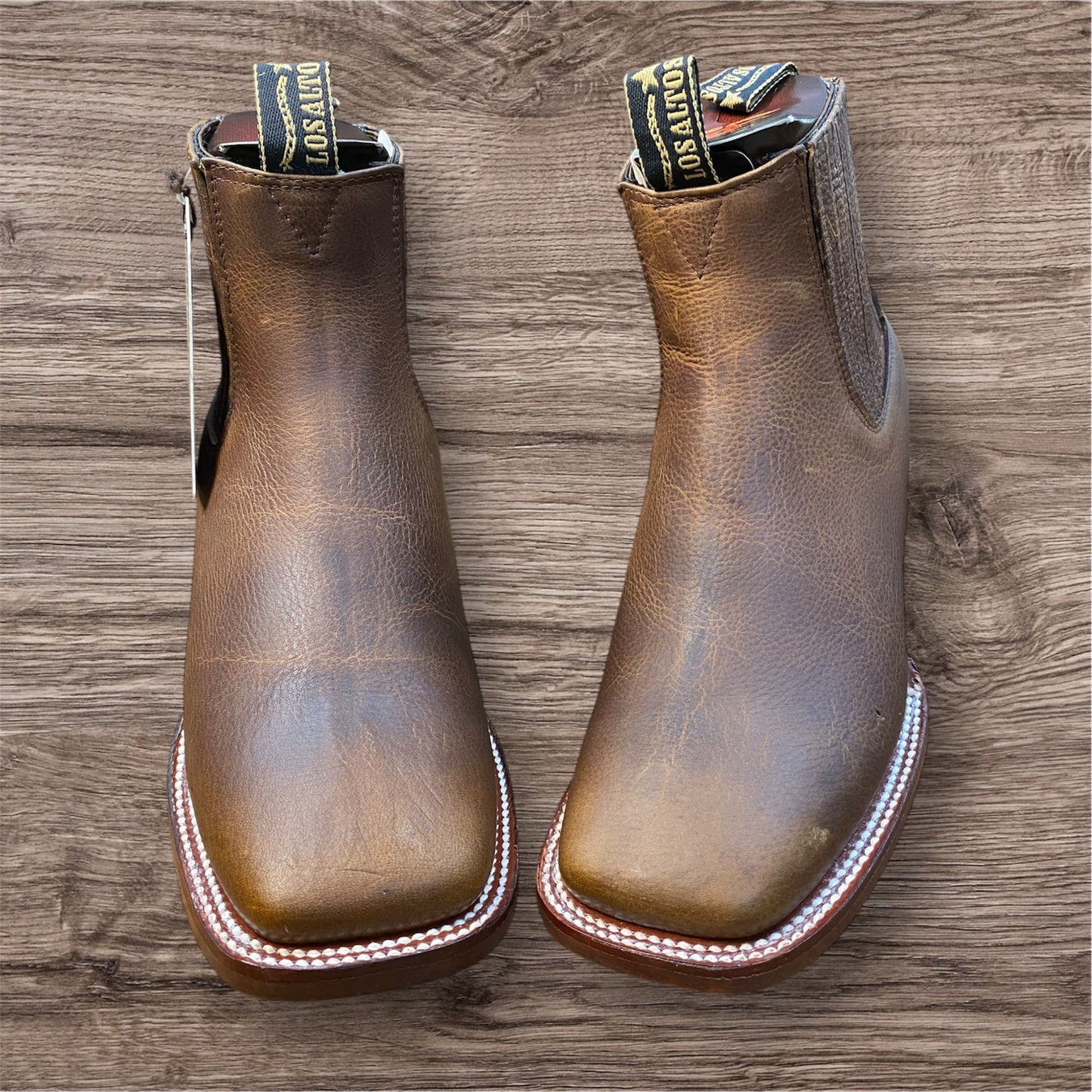 Botín volcáno color Light Brown los altos boots